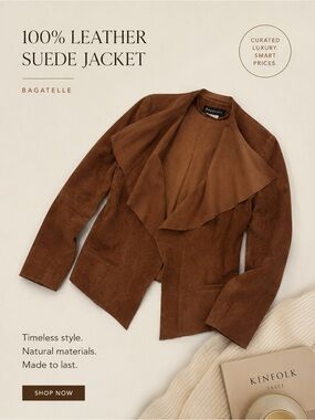 bagatelle Brown Suede Leather Jacket
